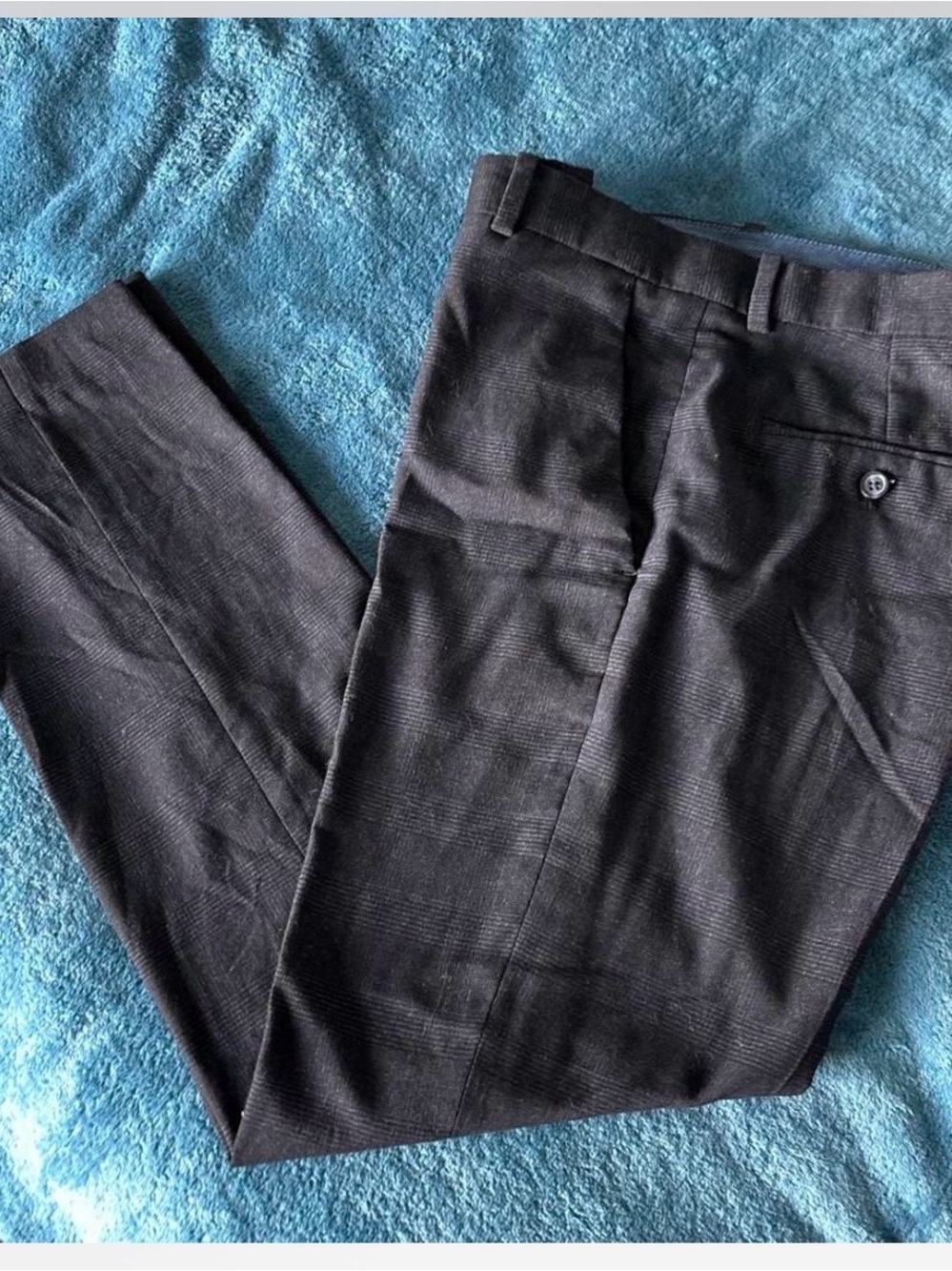Perry Ellis Men's Charcoal Dress Pants